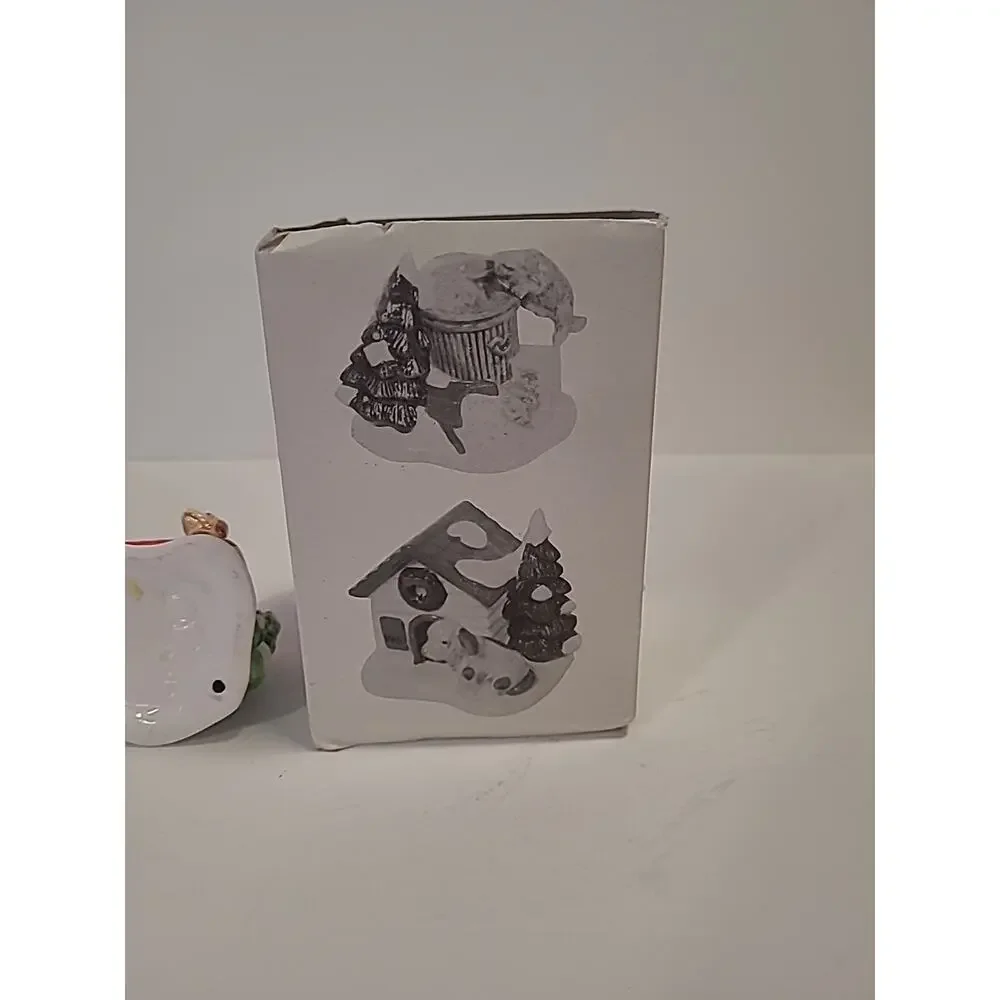 Dept 56 The Original Snow Village 2 Pc Set “Cat and Dog” #5131-4 Christmas